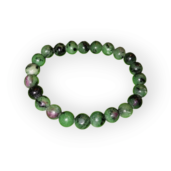 Rubin in Zoisit-Armband – Energie, Leidenschaft und Heilung