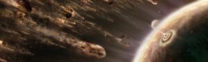 meteorites, asteroids, planet, space, stars, explosion, apocalypse, panorama, banner, asteroids, asteroids, asteroids, asteroids, asteroids, apocalypse